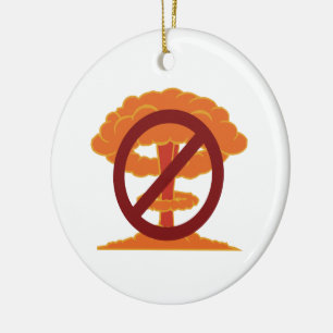Geen Nukes Symbool Keramisch Ornament