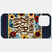 Geen nul dagen citaat Bloemeninspiratie meer Case-Mate iPhone Case (Achterkant (horizontaal))