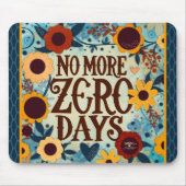 Geen nul dagen meer inspirerende bloemlezing muismat (Voorkant)