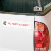 GEEN NUTS-GEHEUGEN BUMPERSTICKER (Op Truck)