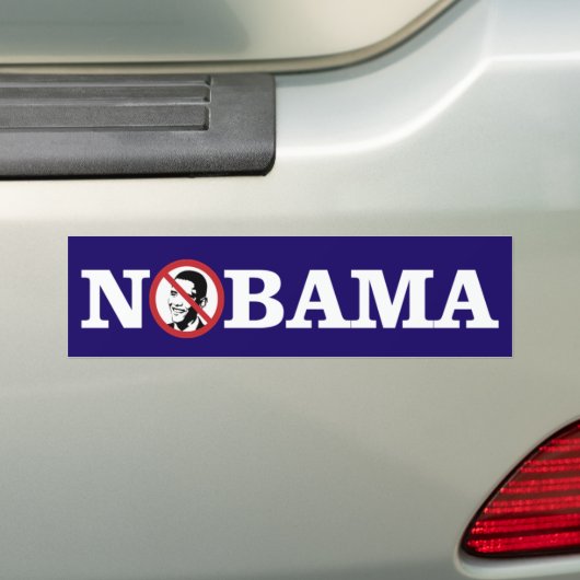 Geen Obama Bumpersticker (Op auto)