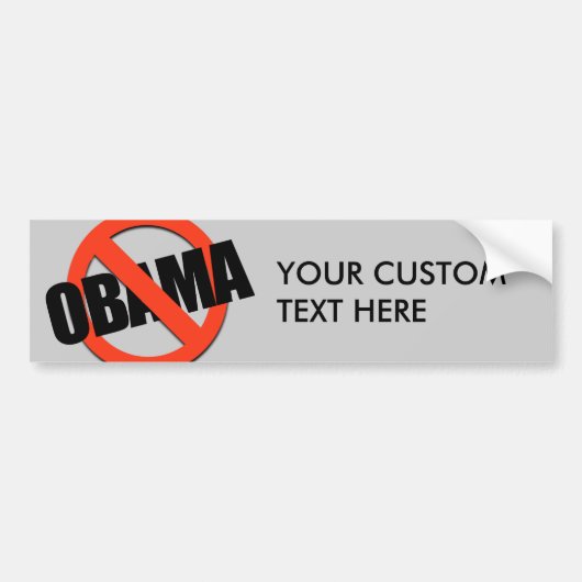 GEEN OBAMA BUMPERSTICKER (Voorkant)