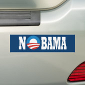 geen obama bumpersticker (Op auto)