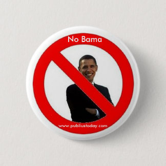Geen Obama-Button Ronde Button 5,7 Cm