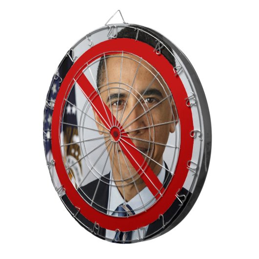 Geen Obama Dart Board Dartbord (Voorkant Rechts)