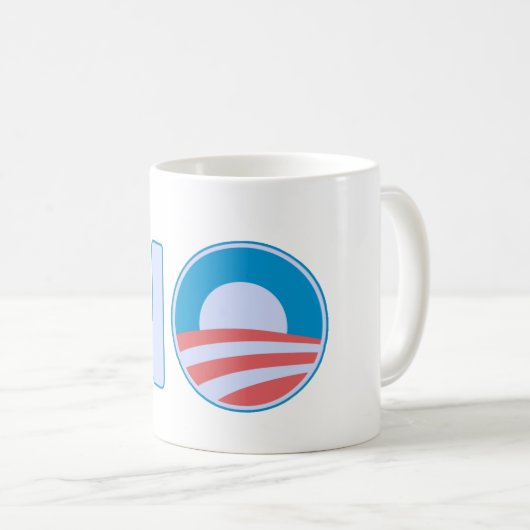 Geen Obama Koffiemok (Voorkant rechts)