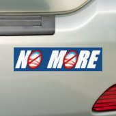 Geen Obama meer Bumpersticker (Op auto)