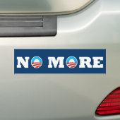 Geen Obama meer Bumpersticker (Op auto)