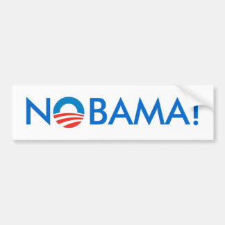 Geen Obama - NOBAMA! Bumpersticker