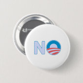 Geen Obama Ronde Button 5,7 Cm (Voorkant /achterkant)
