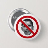 Geen Obama Ronde Button 5,7 Cm (Voorkant /achterkant)