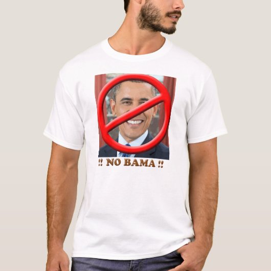 Geen Obama T-Shirt (Voorkant)