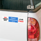 Geen Obamney - Gary Johnson bumper sticker (Op Truck)