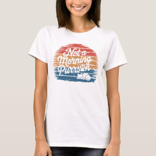 Geen ochtend Purrson Grappig Kat T-shirt