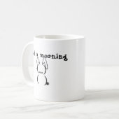 Geen ochtendkonijn mok (Voorkant links)