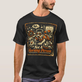 Geen ochtendmens – Anti-ochtend humor T-shirt