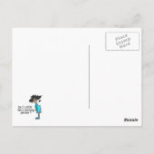 Geen ochtendmens briefkaart (Achterkant)