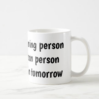 Geen ochtendmens koffiemok