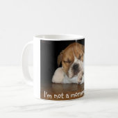 Geen ochtendmens. koffiemok (Voorkant links)