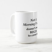 Geen ochtendmens koffiemok (Voorkant links)