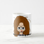 Geen ochtendmens koffiemok (Center)