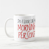 Geen ochtendmens koffiemok (Links)