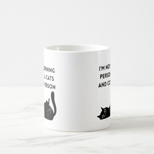 Geen ochtendmens koffiemok (Center)