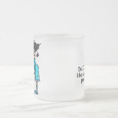 Geen ochtendmens matglas koffiemok (Center)