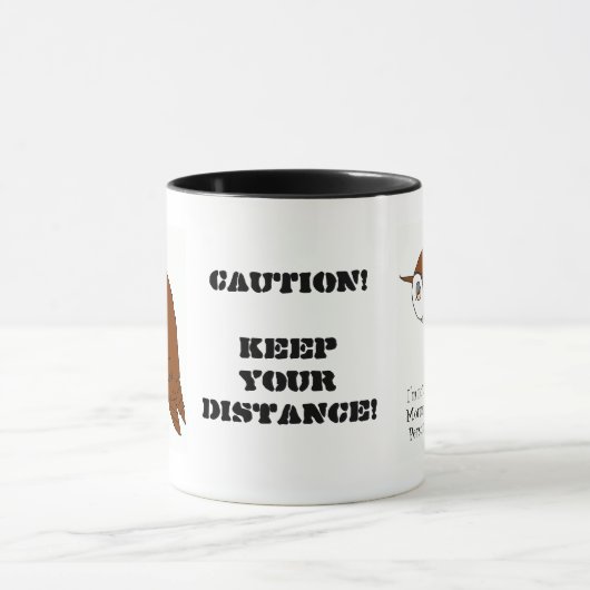 'Geen ochtendmens' Mok (Midden)