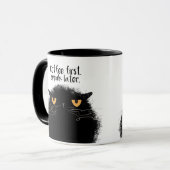 Geen ochtendmens mok (Voorkant links)