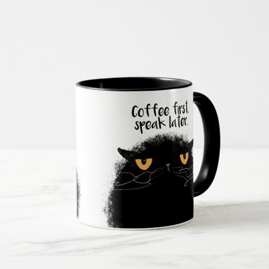 Geen ochtendmens mok (Voorkant rechts)