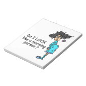 Geen ochtendmens notitieblok (Linkerzijde)