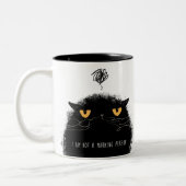 Geen ochtendmens tweekleurige koffiemok (Links)