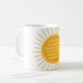 Geen ochtendpersoon Funny Coffee Mok met geel (Voorkant links)