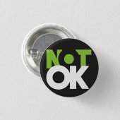 Geen OK-Button Ronde Button 3,2 Cm (Voorkant /achterkant)