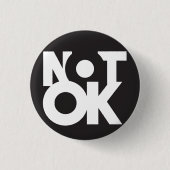 Geen OK-Button Ronde Button 3,2 Cm (Voorkant)