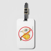 Geen okers met peren Bagagelabels (Voorkant (verticaal))