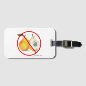 Geen okers met peren Bagagelabels (Voorkant (horizontaal))