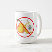 Geen okers met peren Mok (Voorkant rechts)