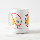 Geen okers met peren Mok (Voorkant links)