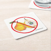 Geen okers met peren Onderzetters (Schuin)