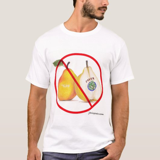 Geen okers met peren Shirt (Voorkant)