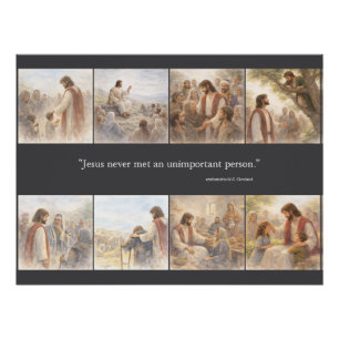 Geen onbelangrijk persoon perfect poster