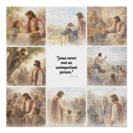 Geen onbelangrijke persoon perfect poster