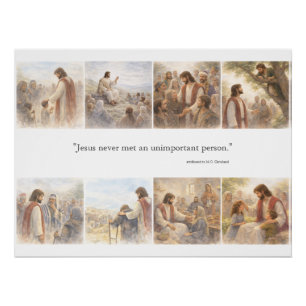 Geen onbelangrijke persoon perfect poster