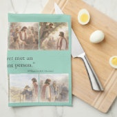 Geen onbelangrijke persoon theedoek (Quarter Fold)