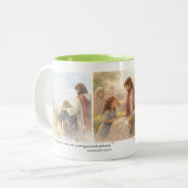 Geen onbelangrijke persoon tweekleurige koffiemok (Voorkant links)