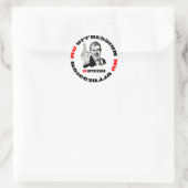 Geen onderdrukkingspagina Logo Ronde Sticker (Tas)