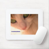 geen ondergoed kat muismat (Met muis)