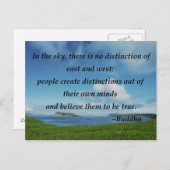 Geen onderscheid briefkaart (Voorkant / Achterkant)